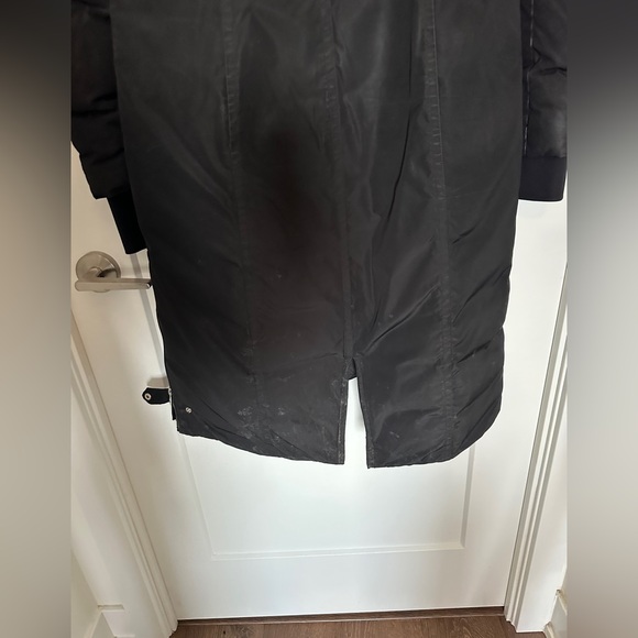 RUDSAK Long Parka Black Puffer Coat with Fur Trim - Picture 6 of 8